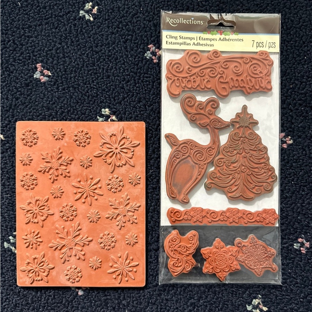 Christmas Unmounted Rubber Stamps